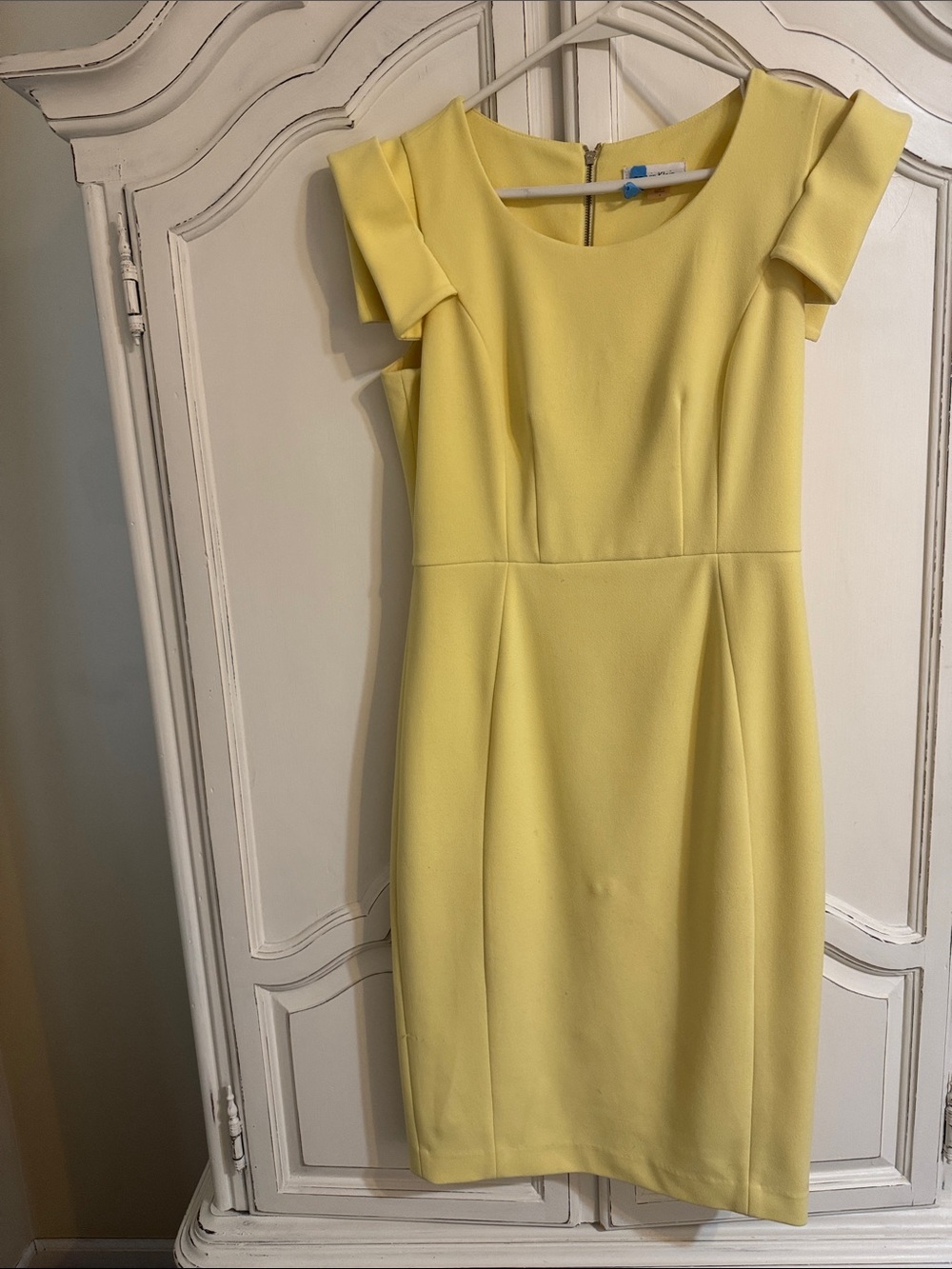 Calvin Klein Yellow Sheath Dress